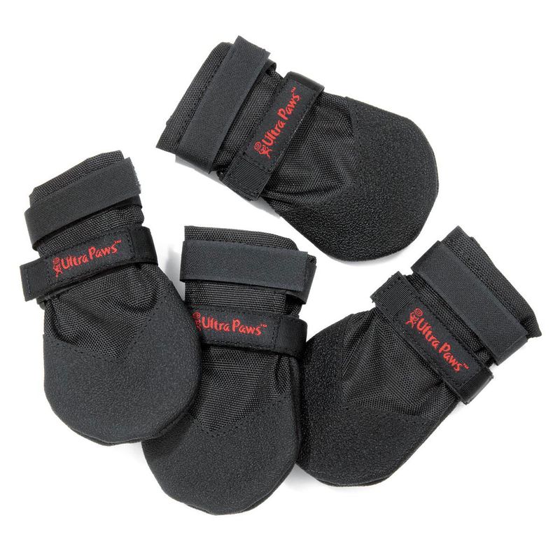 Ultra Paws Durable Dog Boots Black Set of 4 Jeffers