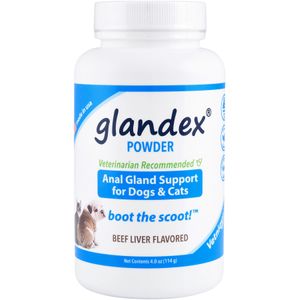 Glandex Powder for Dogs and Cats, Beef Liver Flavor