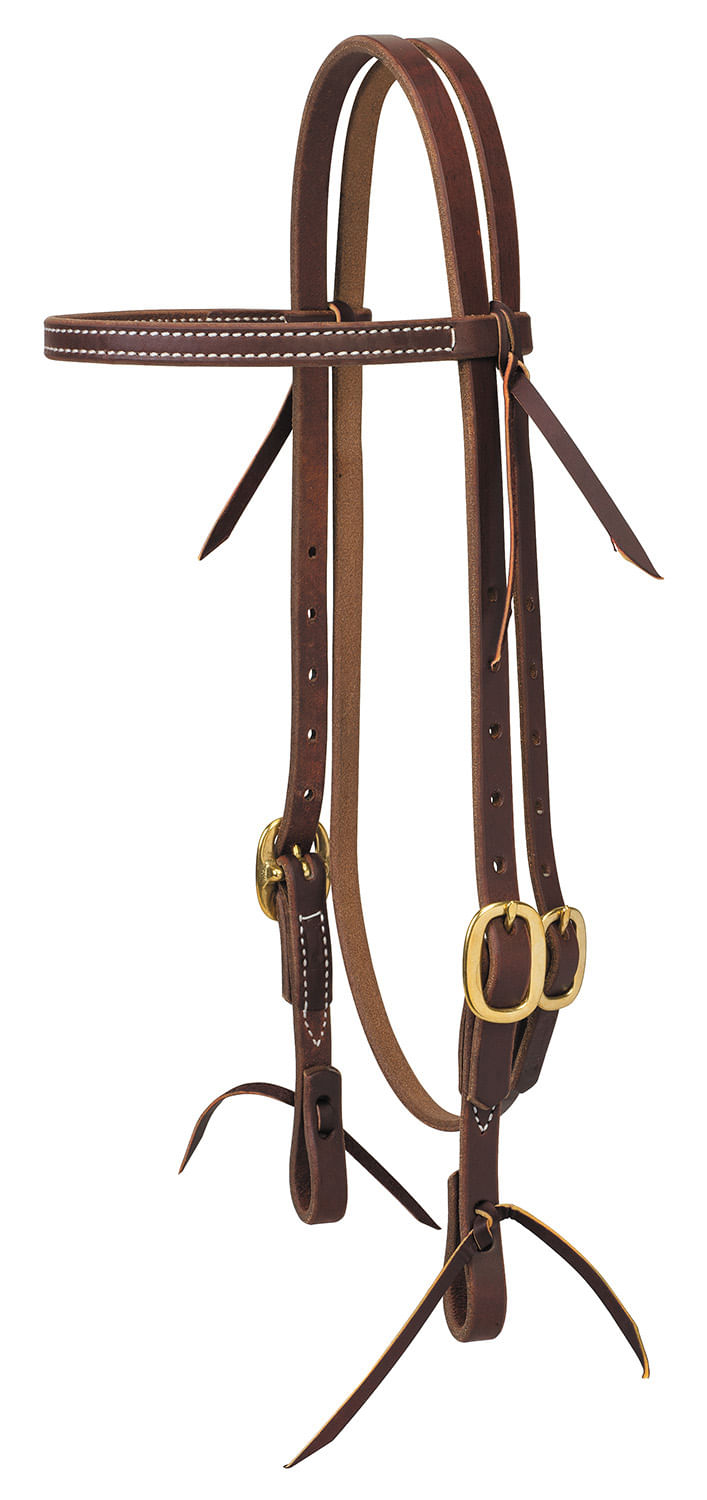 Oiled-Harness-Leather-Browband-Headstall