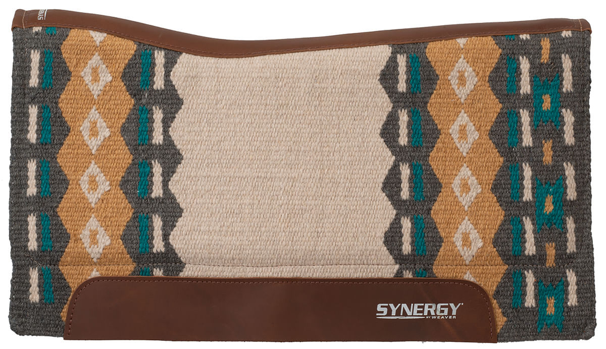 Weaver Leather Synergy 1in Contoured Performance Saddle Pad 33x38