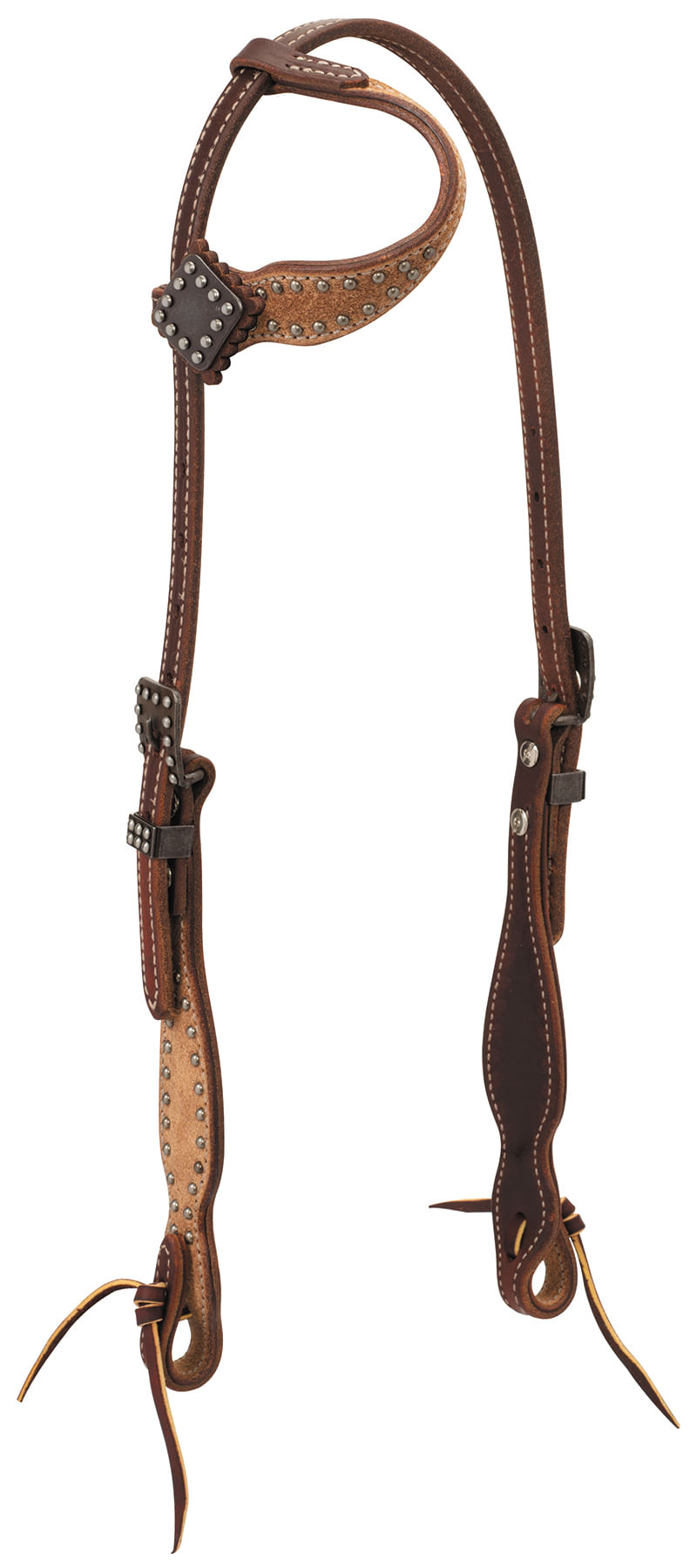Rough-Out-Oiled-Canyon-Rose-Sliding-Ear-Headstall