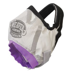Weaver Cow Fly Mask, Purple/Gray