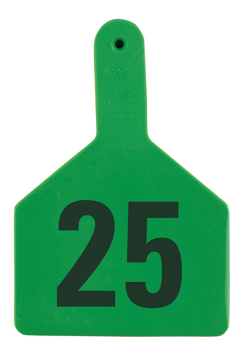 Special Order Numbered Cow Z Tags Jeffers