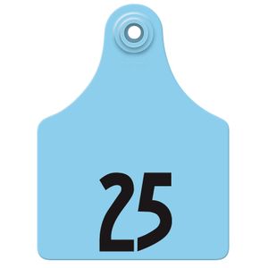 Allflex Global Numbered Ear Tags (Maxi), 25 count