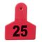 Z Tags Numbered Livestock Ear Tags (Small), 25 count