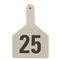 Z Tags Numbered Ear Tags (Cow), 25 count