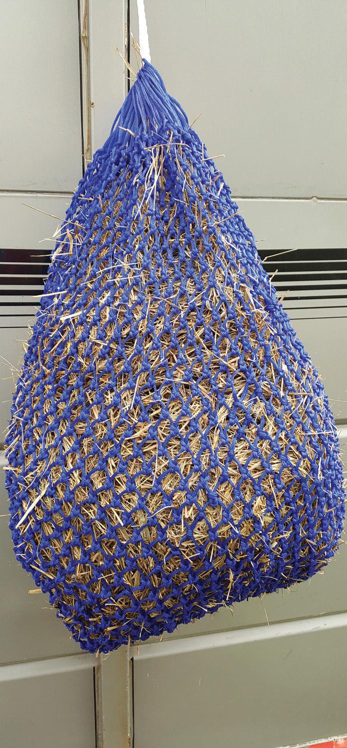 Ultra Slow Feed Hay Net, Royal Blue Jeffers