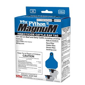 Python II Magnum Insecticide Cattle Ear Tags