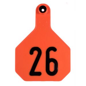 Y-Tex Numbered Cattle Ear Tags (Large), 25 count