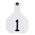 Y-Tex Numbered Ear Tags (Large), 25 count