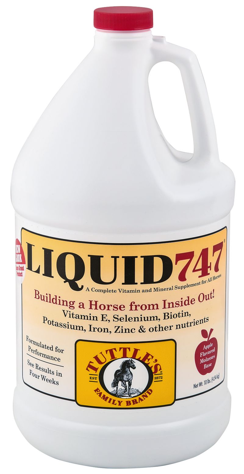 Liquid 747 Horse Feed High Vitamin Supplement, gallon Jeffers