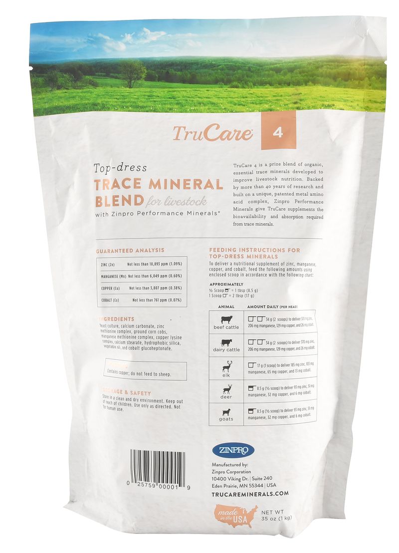 TruCare Top Dress Trace Mineral Supplement for Livestock Jeffers