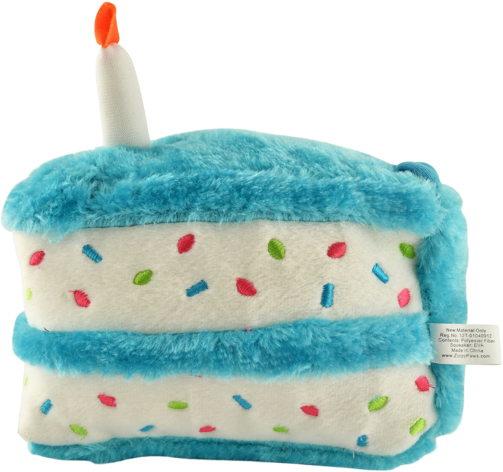 Zippy Paws Birthday Cake Dog Toy - Jeffers