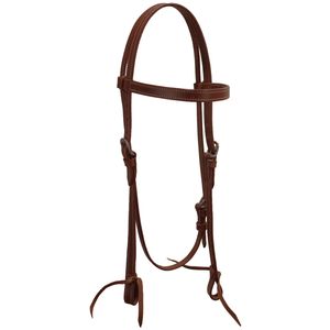 Buffalo Leather of the Rockies Plain Leather Browband Headstall