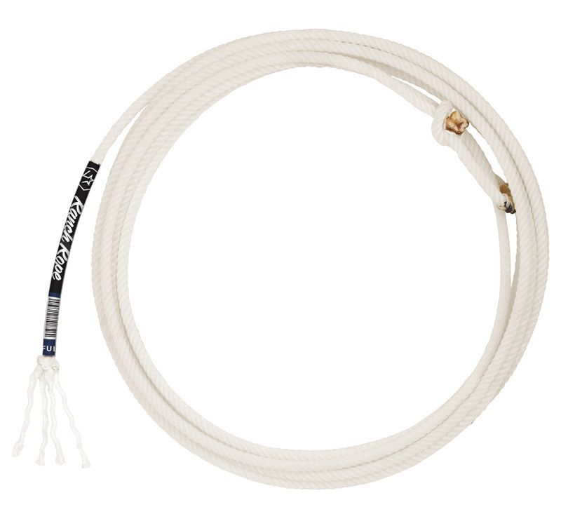 Ranch Rope w/Poly Core, White, 40' - Jeffers