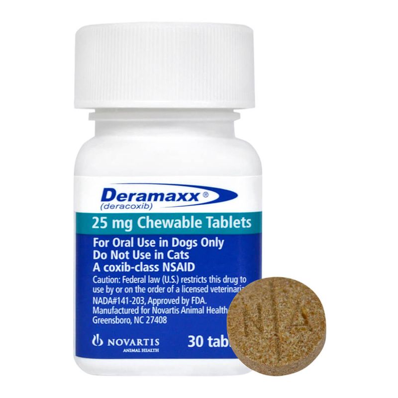 Deramaxx chewable store tablets for dogs