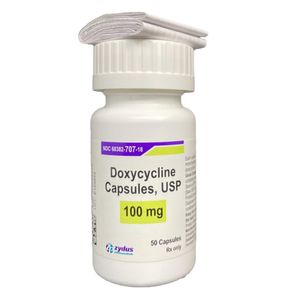 Rx Doxycycline Monohydrate, 100mg X 50 Capsules