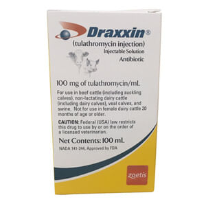 Rx Draxxin, 100mg/ml Injection