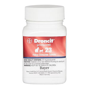 Rx Droncit for Cats, 23 mg Tablets