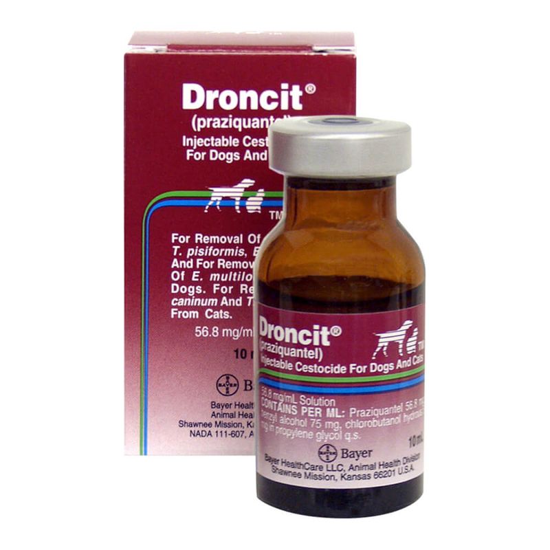 Droncit Injectable for Dogs and Cats Jeffers