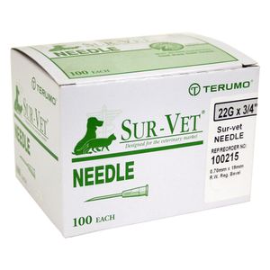Rx Terumo SUR-VET Needle 100 Count