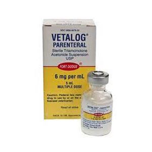 Rx Vetalog Injectable, 6 mg x 5 mL