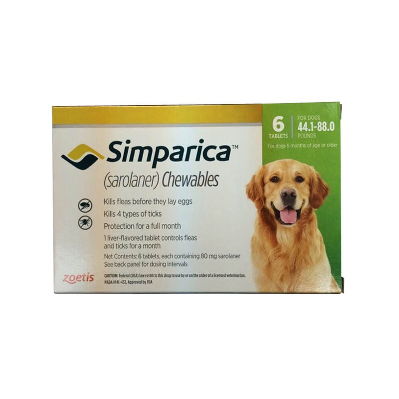 Simparica 2024 sarolaner chewables