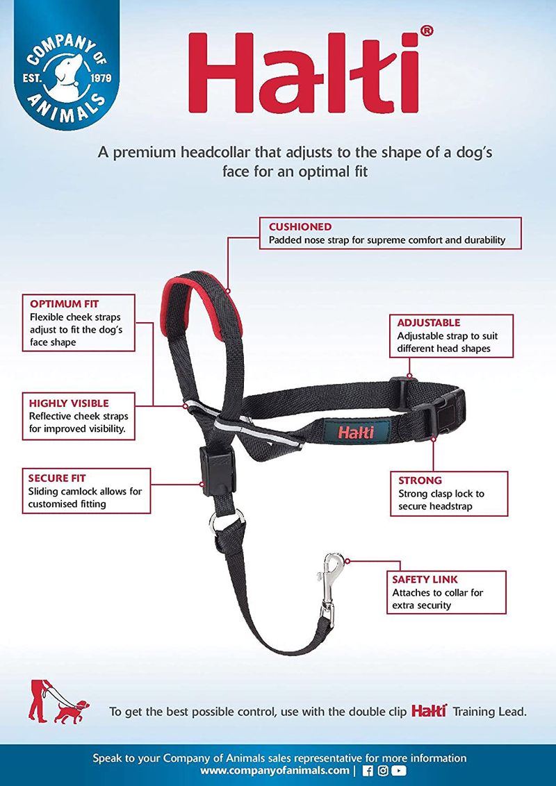 Halti OptiFit Headcollar Jeffers