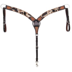 Rafter T Peppered Hide Breast Collar