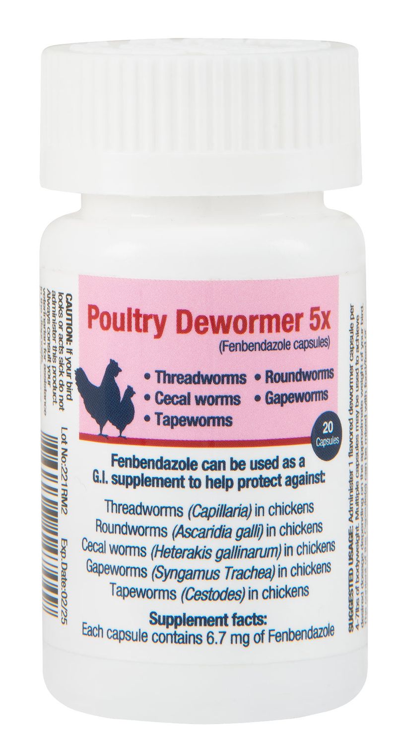 Poultry Dewormer 5x (Chicken Wormer) Jeffers