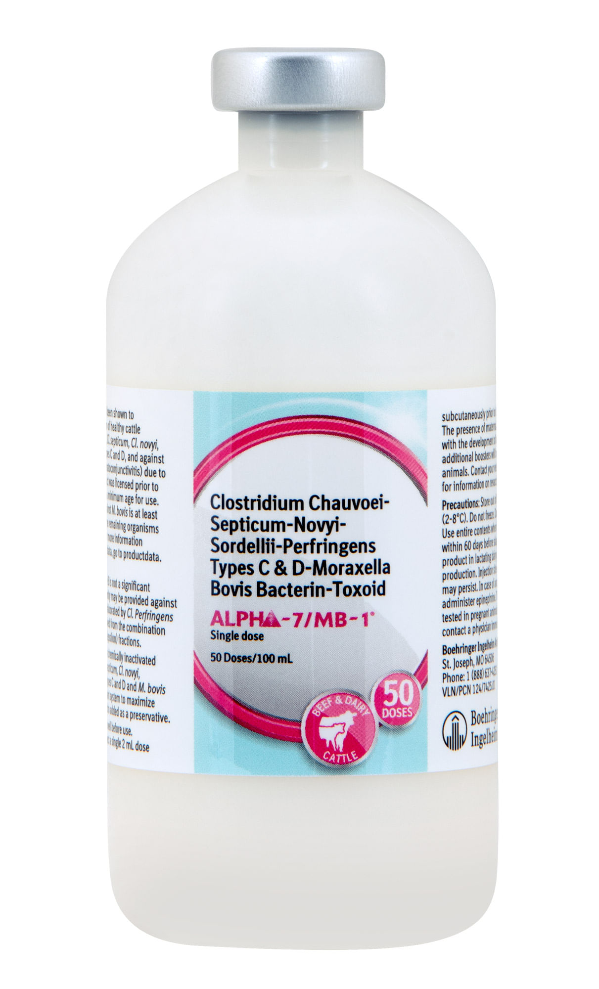 Alpha 7 + MB1 Cattle Vaccine for Blackleg and Pinkeye Jeffers