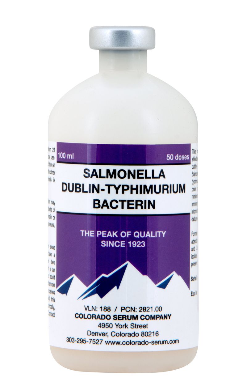 Salmonella DublinTyphimurium Bacterin (KV) Jeffers