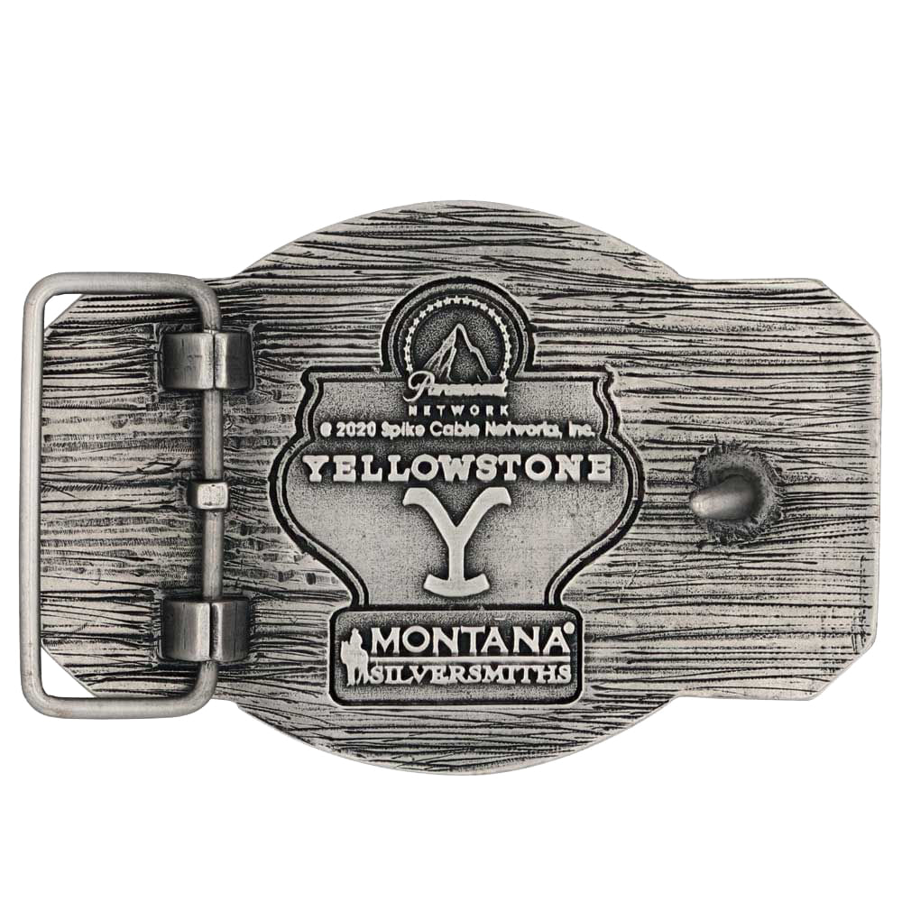 Changes Yellowstone Dutton Ranch Y Logo Established 1886 Kevin stner Belt  Buckle 66-57, Silver