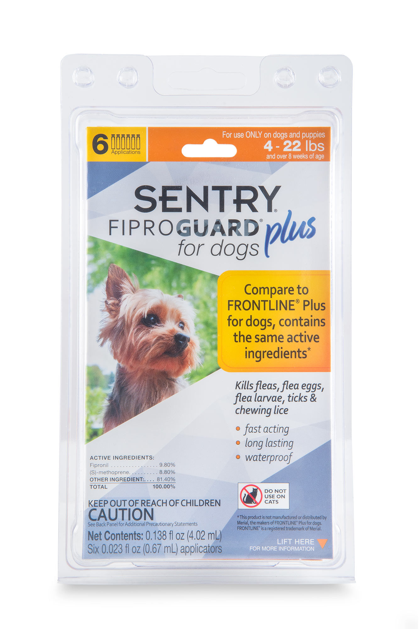 SENTRY® Fiproguard® Plus for Dogs, 6-pack - Jeffers