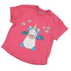 Tikaboo "Princess Unicorn" T-Shirt, Pink