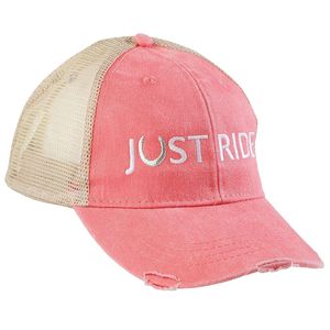 Just Ride Mesh Back Cap, Coral