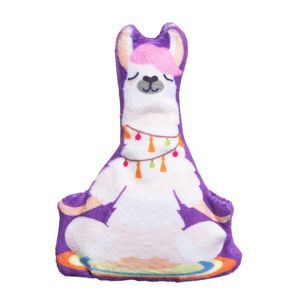 SnugArooz Kitty Llamaste Crinkle Cat Toy with Catnip