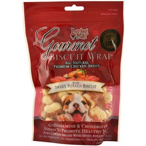 Gourmet Chicken Wraps, Sweet Potato Biscuit