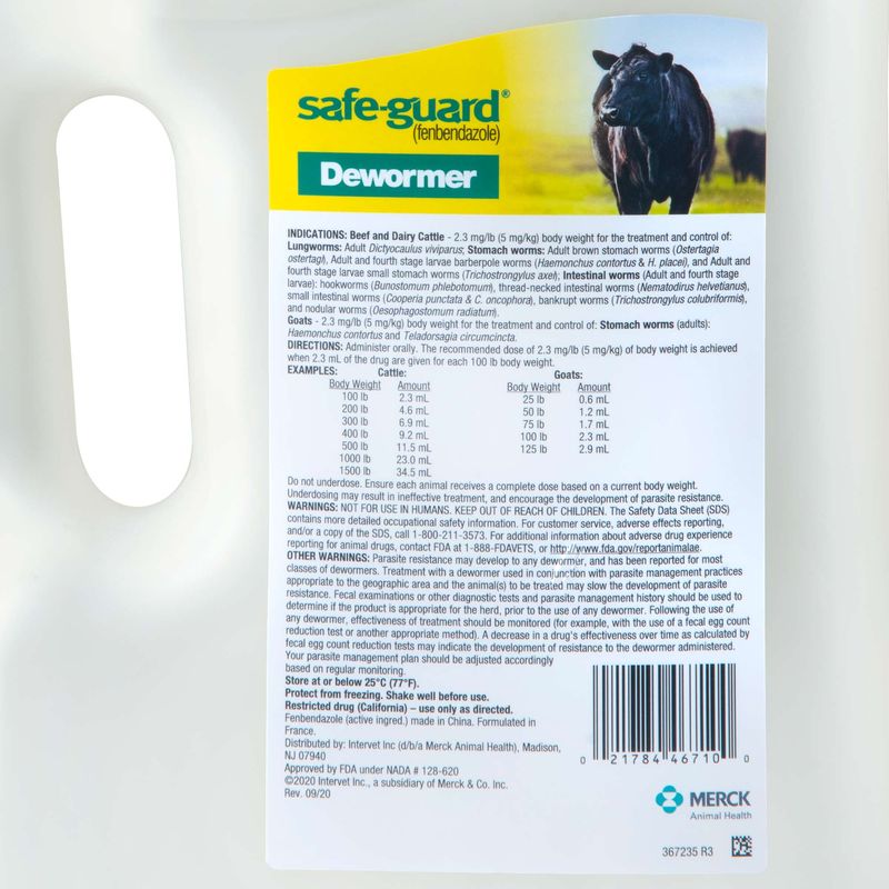 Safeguard dewormer for goats for outlet dogs