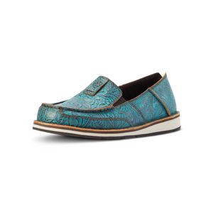 Ariat Womens Cruiser, Brushed Turquoise Floral Embossed