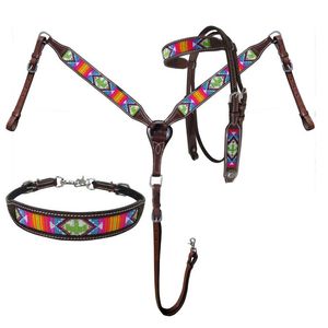 Showman Beaded Southwest & Cactus Tack Set