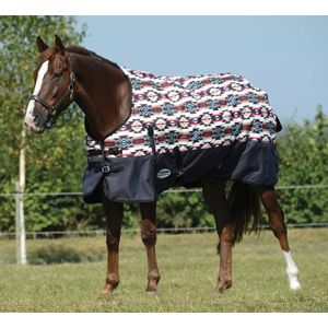 WeatherBeeta ComFITec Essential Standard Neck Horse Turnout Blanket, Diamond Navajo