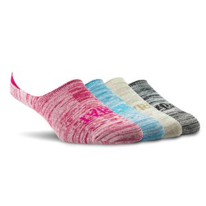 Ariat No Slip No-Show Socks, 4 Pair Pack, Heathered Rainbow