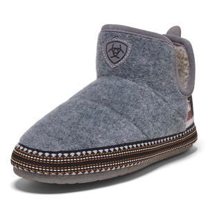 Ariat Women's Bootie Slipper, Charcoal Southwest