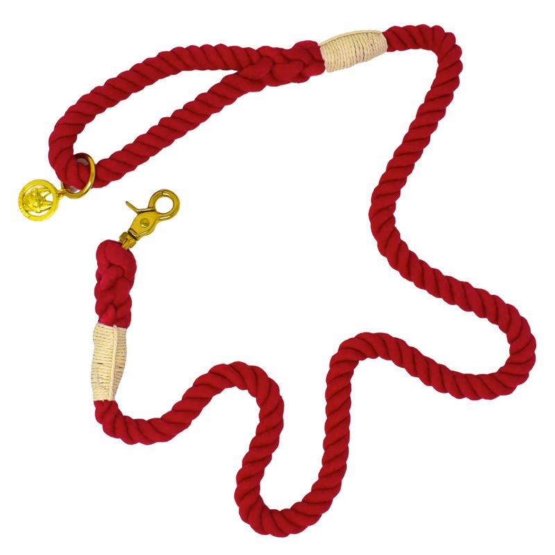 Pink Papyrus Rope Leash, 6ft Jeffers