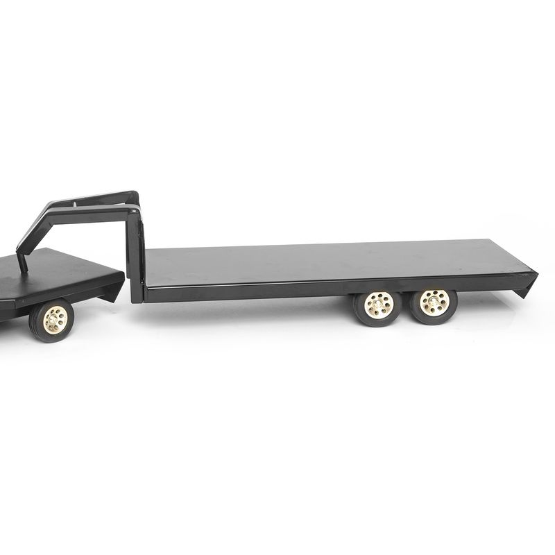 Little Buster Flatbed Gooseneck Trailer, Black - Jeffers