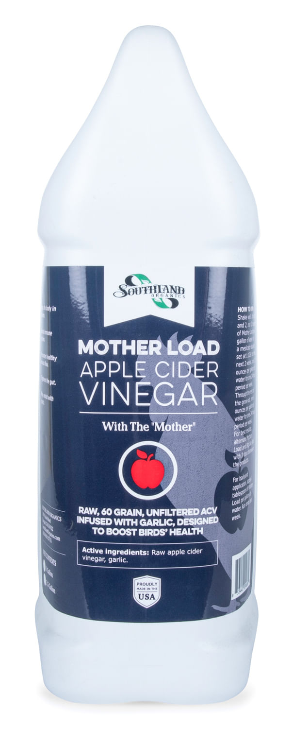 Mother Load Apple Cider Vinegar + Garlic for Chickens Jeffers