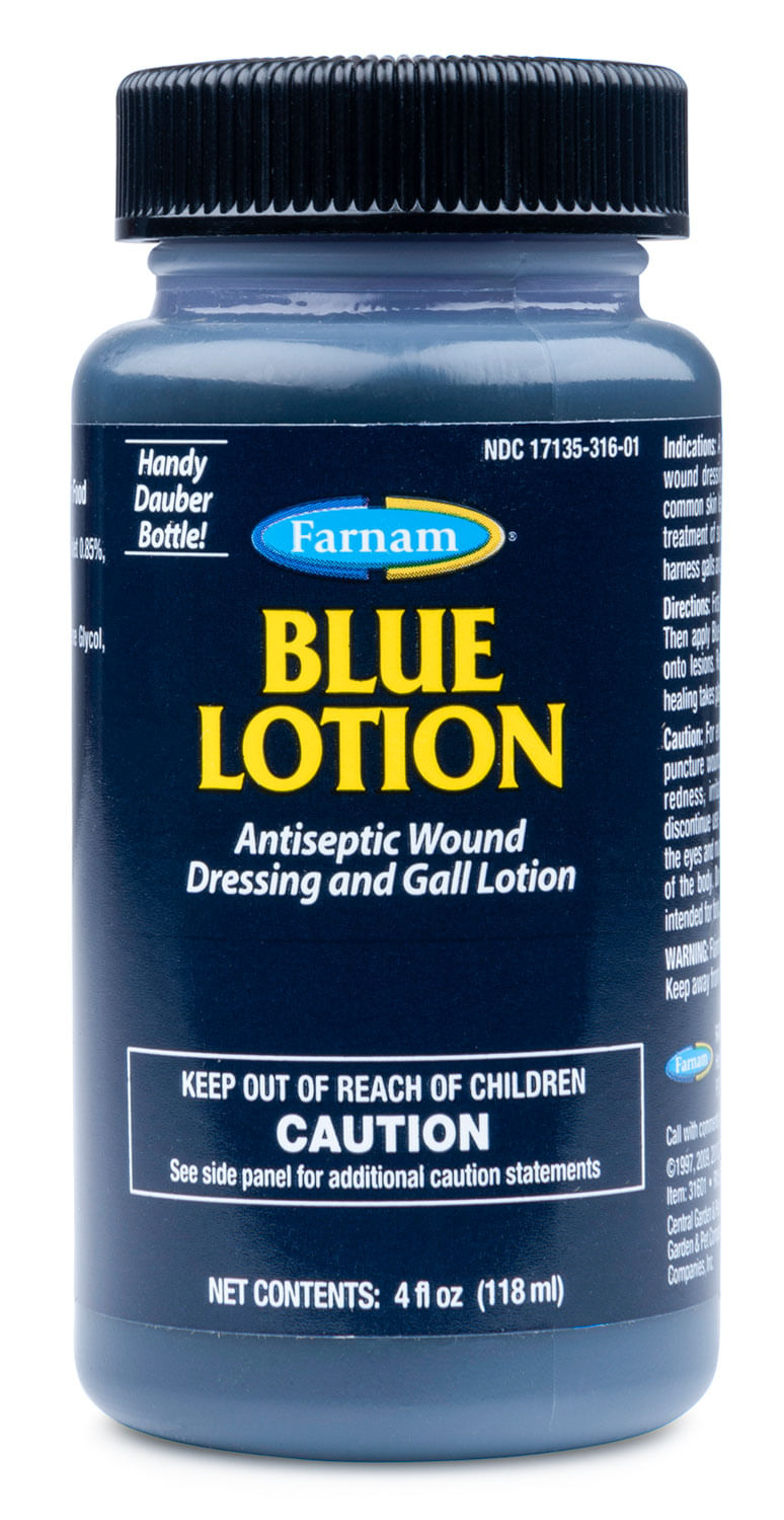 Blue Lotion Antiseptic Wound Dressing Jeffers