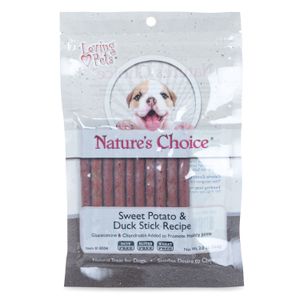 Nature's Choice Sweet Potato & Duck Meat Sticks, 2 oz