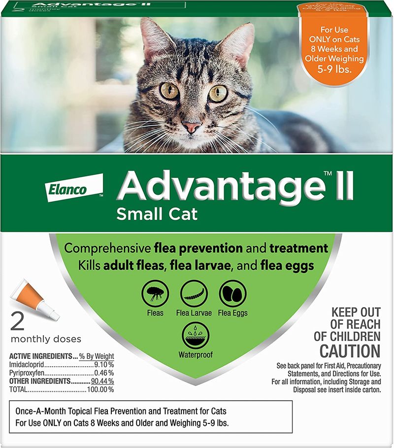 Advantage ii for cats over sales 9 lbs